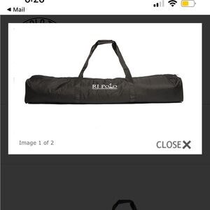 Black Polo Mallet Bag
